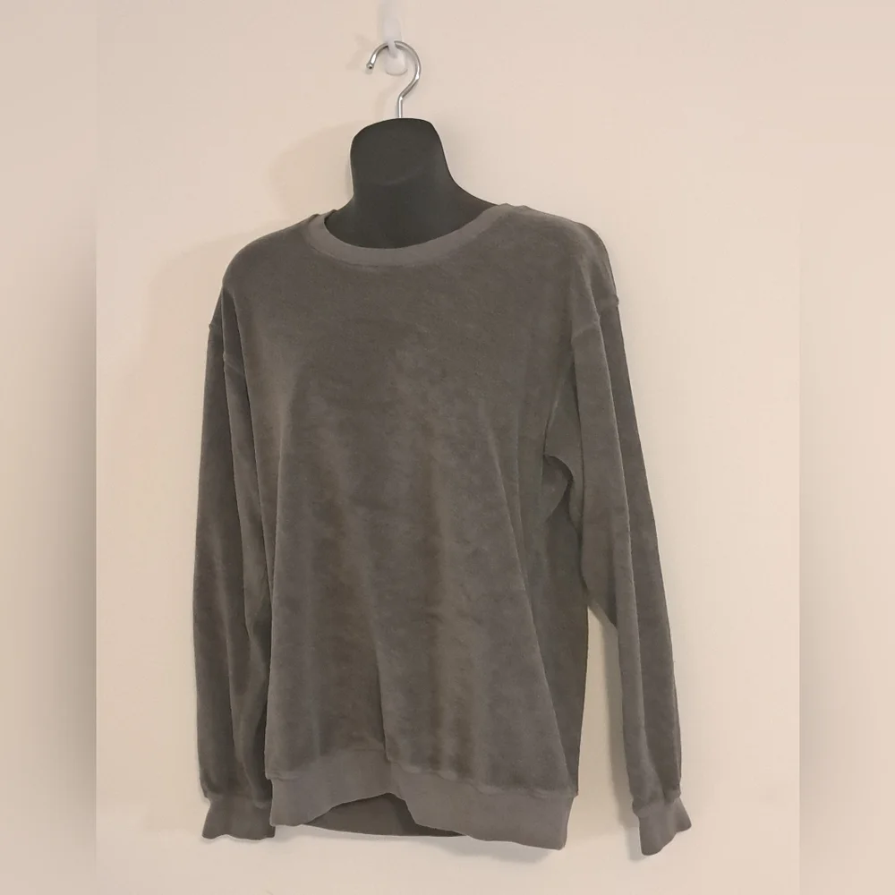 Sub_Urban Riot Men's Grey Crewneck Long Sleeve Cotton Blend Sweater Size Small